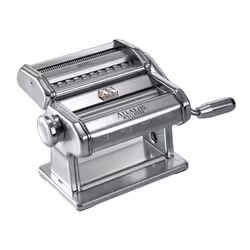 Marcato Atlas 150 Wellness, Manual pasta machine, Fettuccine, Lasagne, Taglierini, Aluminium, Chrome, 15 cm, 0.6 mm