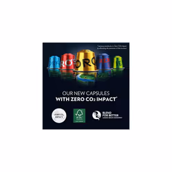 Lavazza QualitÃ  Oro, Nespresso Compatible Aluminium Capsules, Zero CO2 Impact, 10 Packs of 10 Capsules