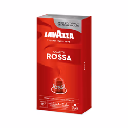 Lavazza Qualità Rossa, Coffee capsule, Espresso, Medium roast, Nespresso, 10 cups, 10/13