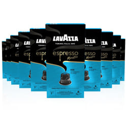 Lavazza, Espresso Maestro Dek, 100 Aluminium Capsules Compatible with Nespresso Original Machines, Chocolate and Dried Fruit Notes, Arabica & Robusta,