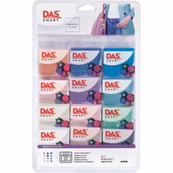 DAS Oven Hardening Modelling Clay, PVC Based, Pastel, 31 x 18,5 x 3 cm