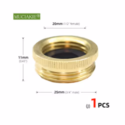 1/2'' 3/4'' 1'' Brass Tap Quick Connecter 16mm 20mm Copper Hose Coupling - Jx1pc