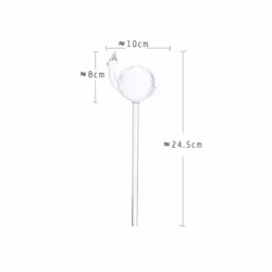 8 Styles Houseplant Automatic Self Watering Glass Bird Watering Cans Flowers - B