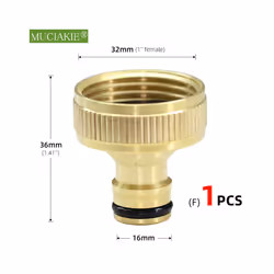 1/2'' 3/4'' 1'' Brass Tap Quick Connecter 16mm 20mm Copper Hose Coupling - Fx1pc