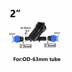 3/4" 1" 1.25",1.5",2" 120 Mesh Screen Filter Garden Drip Irrigation System - 2 inch Kit