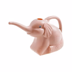Cute Elephant Shape Watering Pot Plastic Can Plant Outdoor Irrigation - Pink