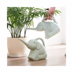 Cute Elephant Shape Watering Pot Plastic Can Plant Outdoor Irrigation - Pink