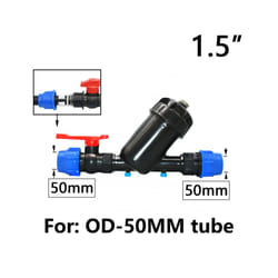 3/4" 1" 1.25",1.5",2" 120 Mesh Screen Filter Garden Drip Irrigation System - 1.5 inch Kit