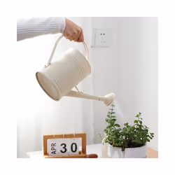 2L Long Mouth Watering Can Practical Flowers Gardening Tools Plant Sprinkler - Beige