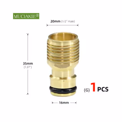 1/2'' 3/4'' 1'' Brass Tap Quick Connecter 16mm 20mm Copper Hose Coupling - Gx1pc