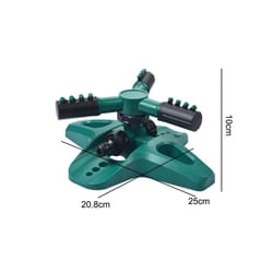 Upgrade Automatic Lawn Sprinkler 360 Degree Rotating Lawn Irrigation System - green