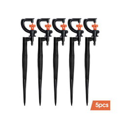 5pcs 360 Rotating Micro Watering Irrigation Sprinkler Sprayer with 21cm - Bx5pcs