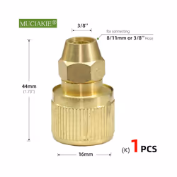 1/2'' 3/4'' 1'' Brass Tap Quick Connecter 16mm 20mm Copper Hose Coupling - Kx1pc