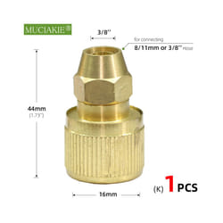 1/2'' 3/4'' 1'' Brass Tap Quick Connecter 16mm 20mm Copper Hose Coupling - Kx1pc