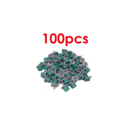 50/100 Pieces 8 Hole Adjustable Irrigation Dripper Sprinkler Emitter Dripper - green 100Pcs