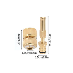 High Pressure Gun Hose Nozzle Direct Spray Sprinkler Water Gun Quick Connector - s1