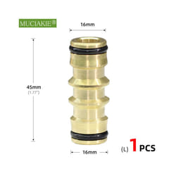 1/2'' 3/4'' 1'' Brass Tap Quick Connecter 16mm 20mm Copper Hose Coupling - Lx1pc