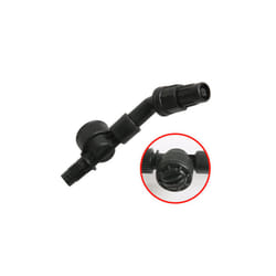 Ajustable Spray Nozzle Watering Sprayer Garden Irrigation System Nozzle - Black With Valve
