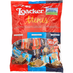 Loacker Minis Crispy Waffers 800g (Mix Flavours)