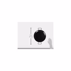 Garcima 13-Inch Enameled Steel Paella Pan  32cm