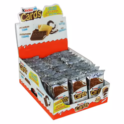 Cards Wafer Biscuit, Bulk Chocolate Gift Pack, Crispy Wafer with Creamy Milk and Cocoa Filling, Pack of 30 x 25.6g