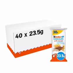 Kinder Chocolate with Cereals 23.5g (Pack of 40 )