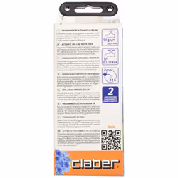 Claber 8423 Aquauno Select Garden Water Timer with 63 pre-set programs.