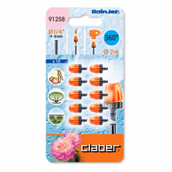 Claber 360 Micro-Mist Sprayers Model 91258 Pack of 10
