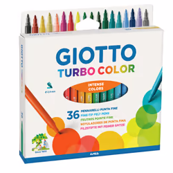 Giotto 8000825073205, Multicolour, Multicolour, 36 colours, 2.8 mm, Box