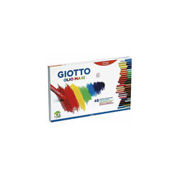 Olio Maxi Oil Pastel Set for Children 48 Assorted Colours Large Kids Artist Pastels Ideal for Home and Schools