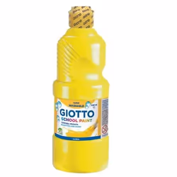 Giotto School Paint, 500 ml, Yellow, Washable, 1 pc(s)