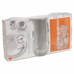 Drinking Glasses Hi Ball Whisky Shot Tumblers Cups - Tall Tumbler 350ml, 3