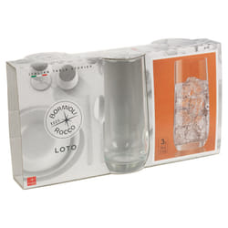 Drinking Glasses Hi Ball Whisky Shot Tumblers Cups - Tall Tumbler 350ml, 3