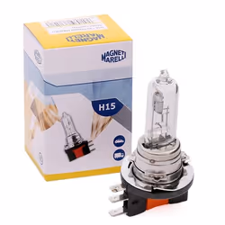 MAGNETI MARELLI 002557200000 Bulb, spotlight H15 12V 15/55W PGJ23t-1 Halogen VOLKSWAGEN: Golf 7, Touareg II, GOLF 6, FORD: Transit Custom V362 Van
