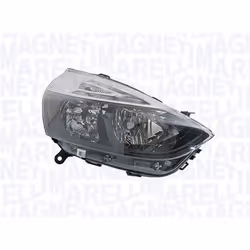 Headlights; MAGNETI MARELLI; Right H1, K (5W), H7 Halogen Orange for right-hand traffic; for RENAULT; 260102104R, 260103421R