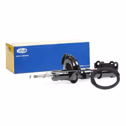 Shock absorber; MAGNETI MARELLI; Front Axle Gas Pressure Twin-Tube Suspension Strut Bottom Clamp, Top pin; for VOLVO; 3064564 ...