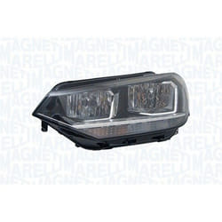 MAGNETI MARELLI 710301299201 Headlights Left PW24W, H7/H7 Halogen Orange for right-hand traffic