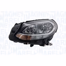 Headlights; MAGNETI MARELLI; Left H7, PY21W, LED Halogen Orange for right-hand traffic; for MERCEDES-BENZ; LPP302, A246820536 ...