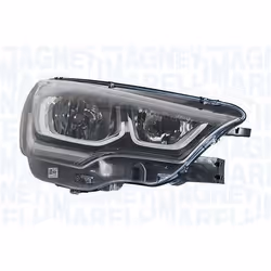 Headlights; MAGNETI MARELLI; Left LED, H7/H7 Halogen for right-hand traffic; for CITROËN; 9808623880, LPP472