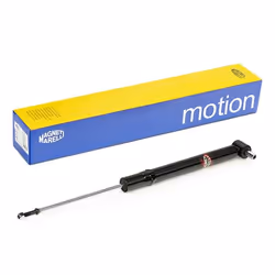 Shock absorber; MAGNETI MARELLI; Rear Axle Gas Pressure Twin-Tube Suspension Strut Top pin, Bottom eye; for AUDI; 37101, 6710 ...