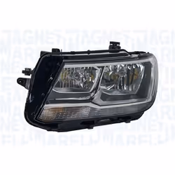Headlights; MAGNETI MARELLI; Left H7/H7, PW24W Halogen Orange for right-hand traffic; for VW; LPP522, 5NB941005B