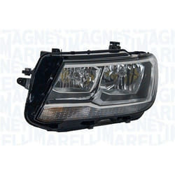 MAGNETI MARELLI 710301101201 Headlights Left H7/H7, PW24W Halogen Orange for right-hand traffic