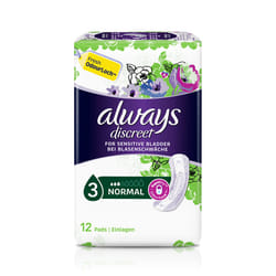 Always Discreet Normal Sanitary napkin 12 pc(s)