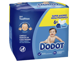 Dodot Etapas toallitas húmedas 384 u