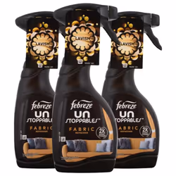3 X 500ml Febreze Unstoppables Fabric Freshener Spray - Lavish