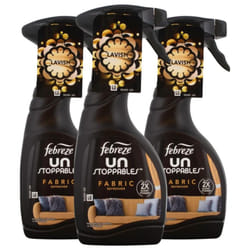 3 X 500ml Febreze Unstoppables Fabric Freshener Spray - Lavish