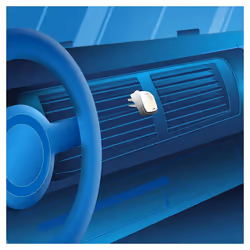 Febreze PET Odour Scented Car Air Freshener Vent Clip-On 30-Day Starter Kit, 2ml