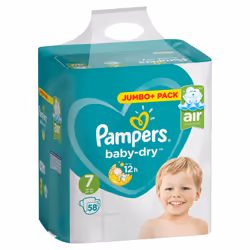 Pampers Baby-Dry 81683760 disposable diaper Boy/Girl 7 58 pc(s) - Additional view 2