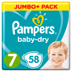 Pampers Baby-Dry 81683760 disposable diaper Boy/Girl 7 58 pc(s) - Additional view 3