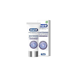 3D White Clinical Toothpaste, Whitening Restore, Diamond Clean, 75 ml, Teeth Whitening & Teeth Stain Removal